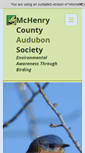 Mobile Screenshot of mchenryaudubon.org